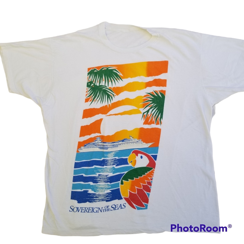 Vintage 90s | Royal Caribbean Sovereign of the Seas | Single Stitch